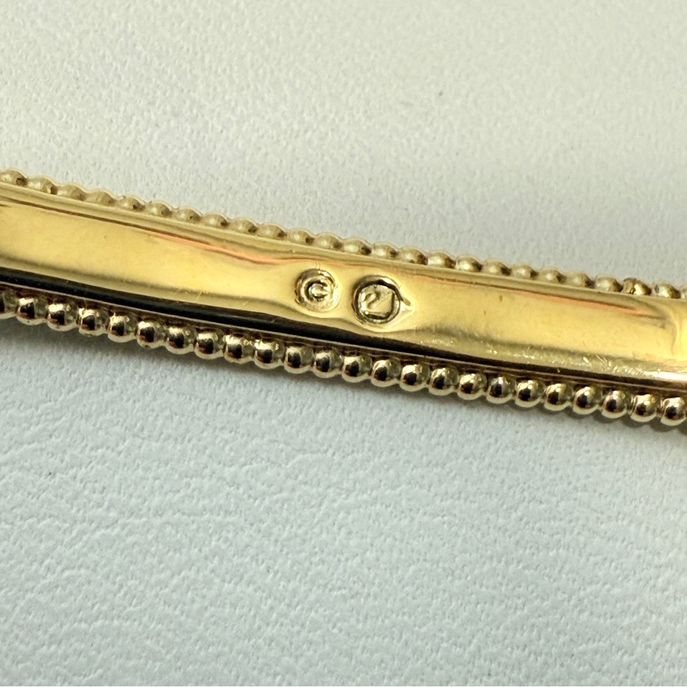 SWAROVSKI "Locket" Black Pave Crystal Bar Gold Plated Chain Bracelet Toggle - Picture 3 of 6